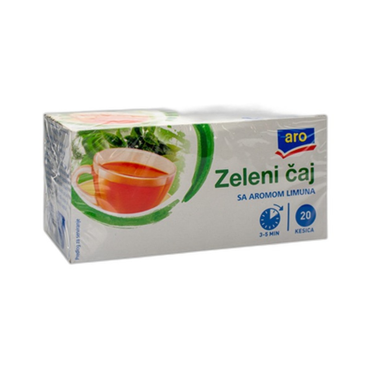 Čaj Aro - Zeleni čaj sa aromom limuna — čaj za kancelariju