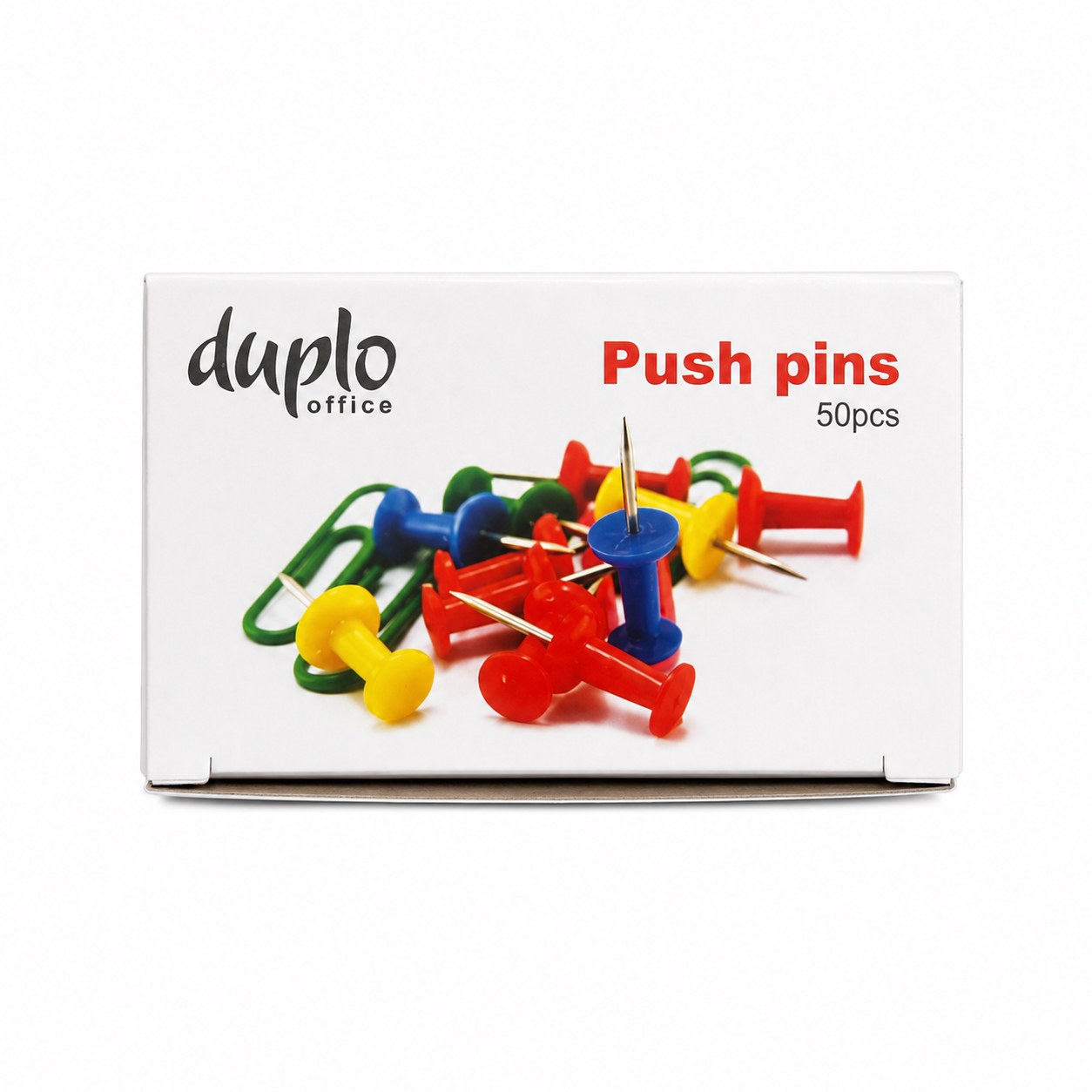 Čiode pribadače za plutanu tablu DUPLO 1/50 — kancelarijski materijal