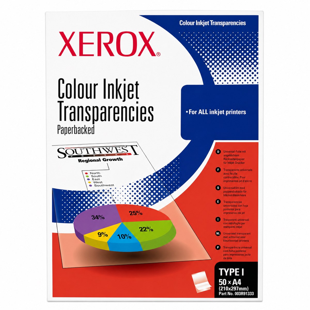 Xerox Colour Inkjet Transparencies A4 folije za inkjet štampu