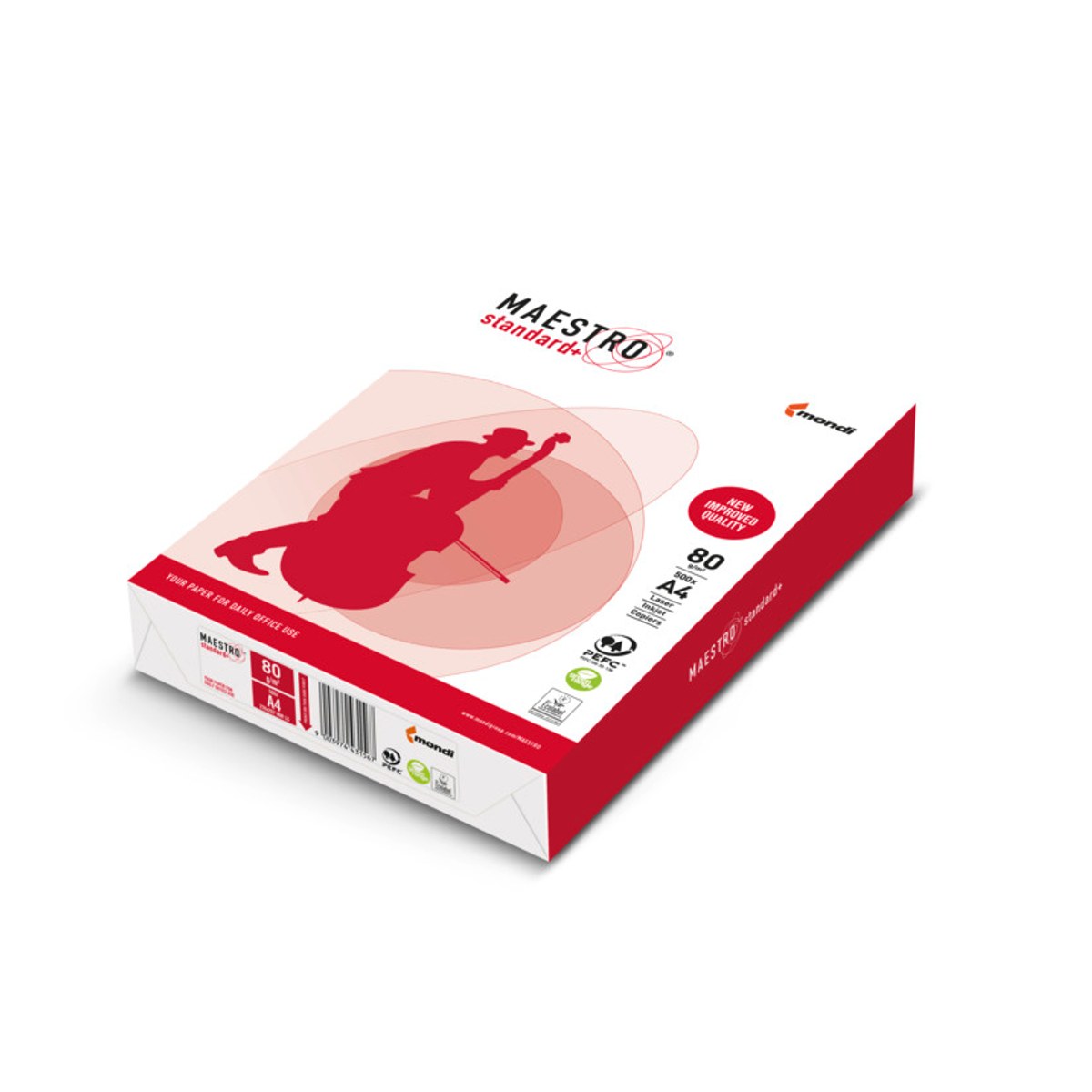 Fotokopir papir A4 Mondi Maestro Standard+ 80 g — ris od 500 listova