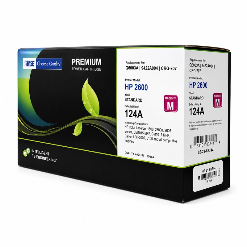 HP - HP 124A Q6003A magenta toner za Color LaserJet 1600/2600n/2605 — zamenski (IMSE) - kategorija Toneri i ribon trake - šifra Q6003A