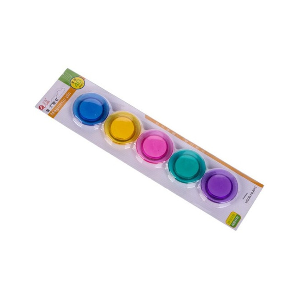 Magneti za belu tablu 1/5 40mm providni — kancelarijski materijal