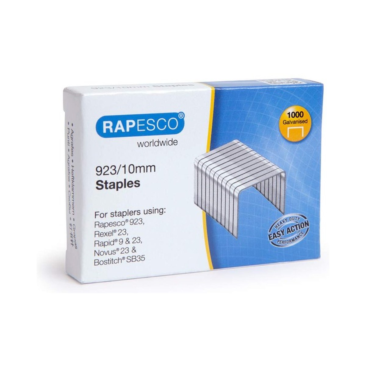 Municija za heftalice - Rapesco 923/10 1000pcs — kancelarijski materijal