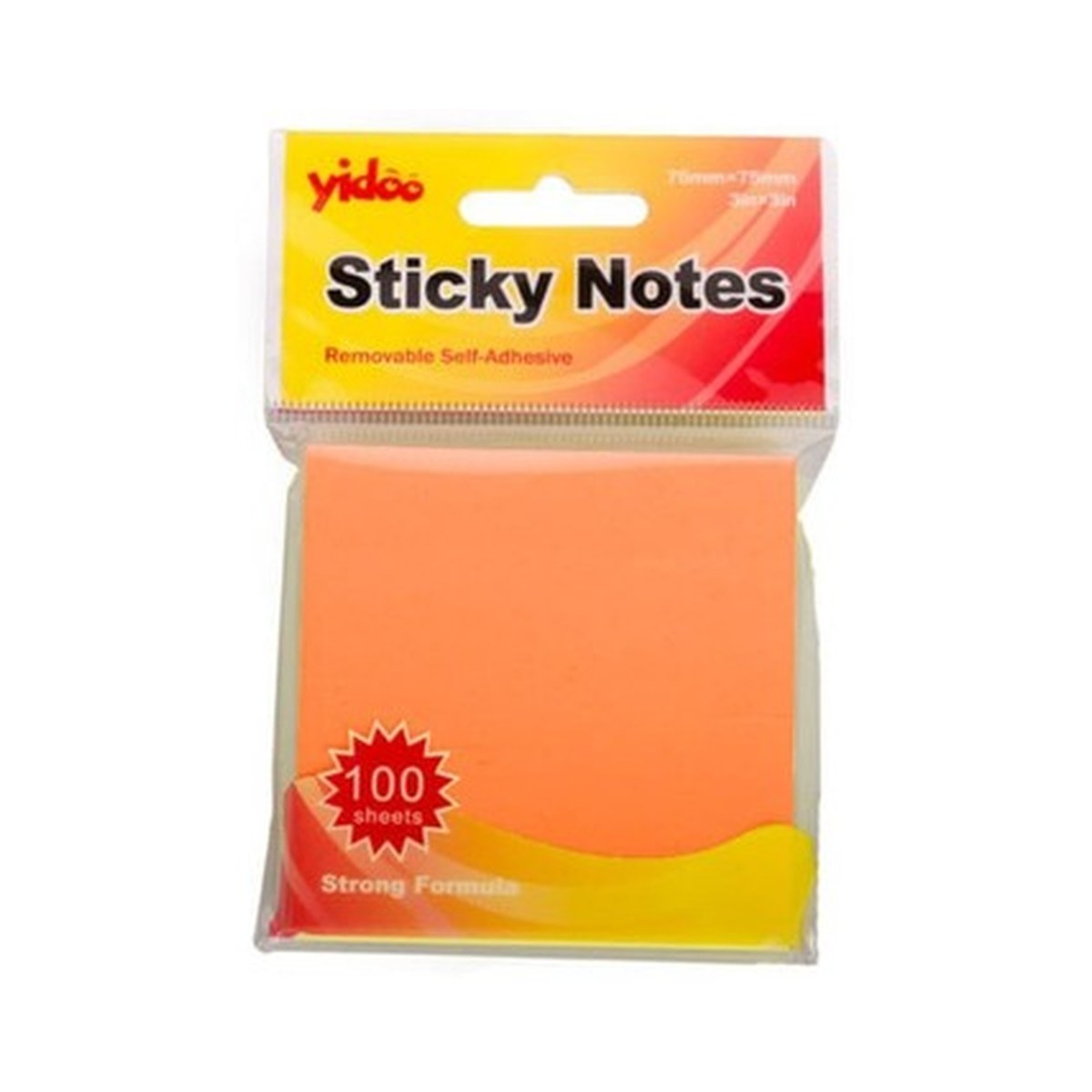 Post It 75×75 – Samolepljivi blok NEON narandžasta — kancelarijski materijal