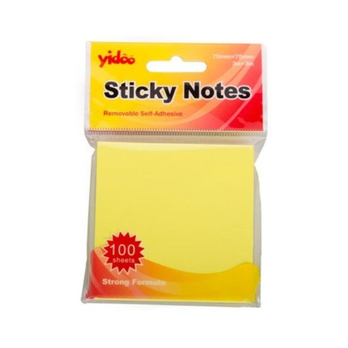 Post It 75×75 – Samolepljivi blok NEON žuta — kancelarijski materijal