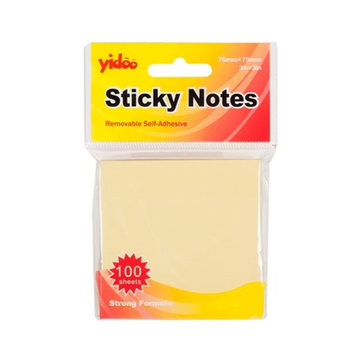 Post It 75x75 - Samolepljivi blok pastel žuti — kancelarijski materijal