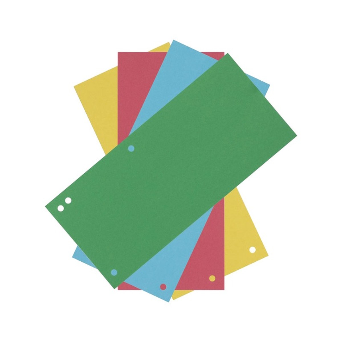 Pregradni karton - višebojni 10.5x24cm — kancelarijski materijal