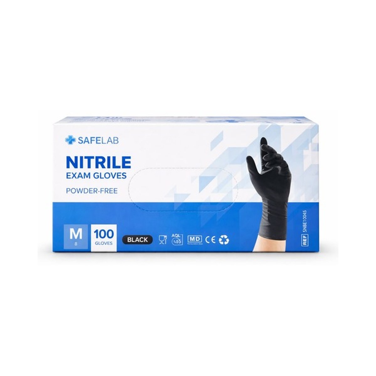 Rukavice Nitrilne crne 1/100 M — kancelarijski materijal