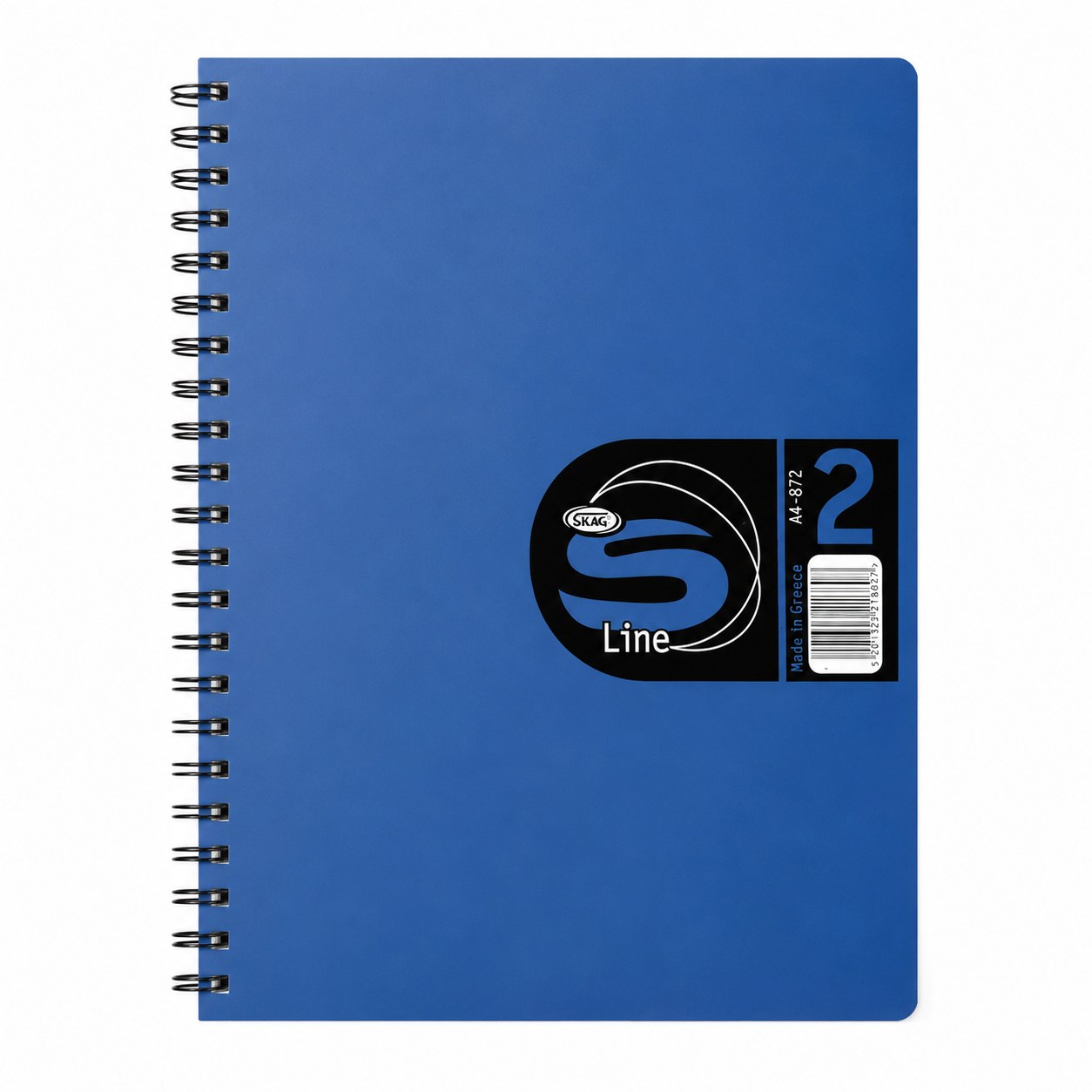 Sveska spirala A4 SKAG S-Line No 872 — plava, 2 teme