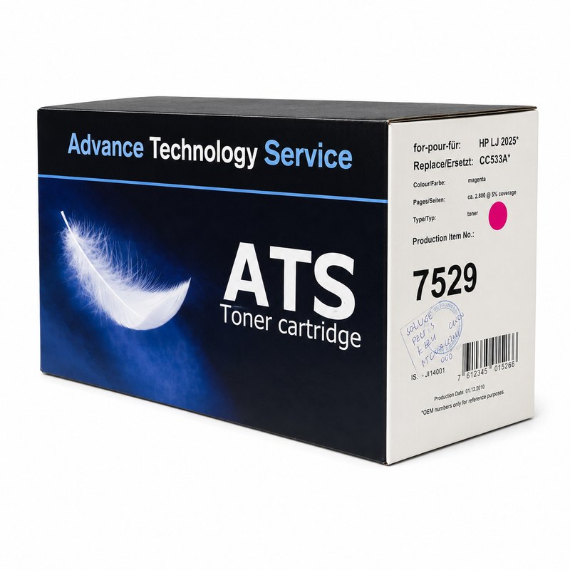 HP - Toner HP 304A CC533A magenta za Color LaserJet CP2025 / CM2320 — zamenski (ATS) - kategorija Toneri i ribon trake - šifra CC533A