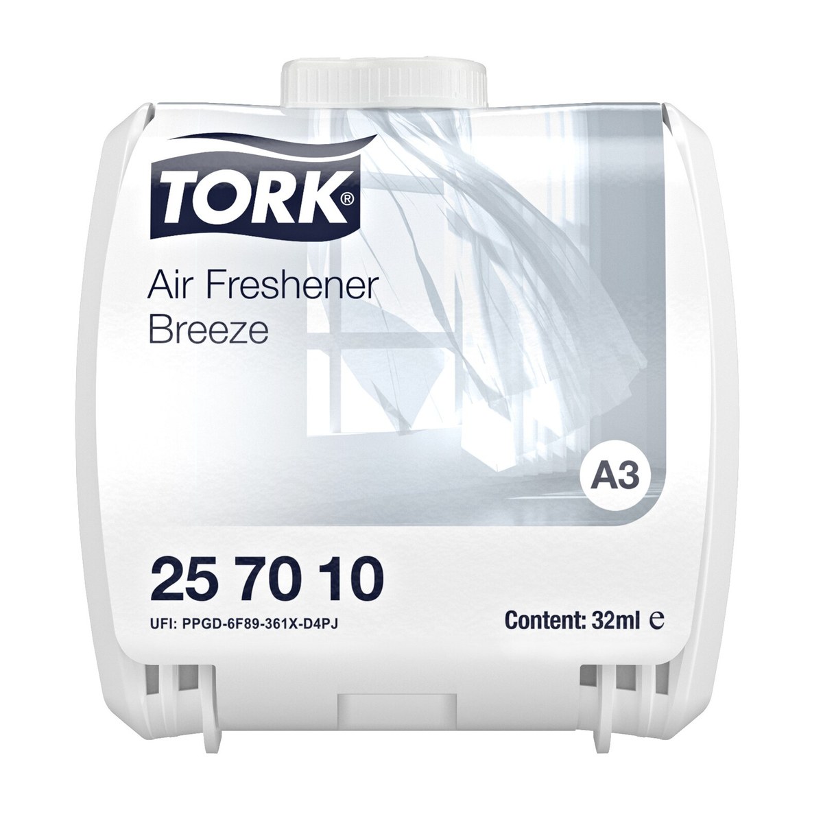 Tork 257010 — uložak čistog mirisnog ulja sa kontinuiranim otpuštanjem, bez potisnog gasa, punjenje od 32 ml, sistem A3