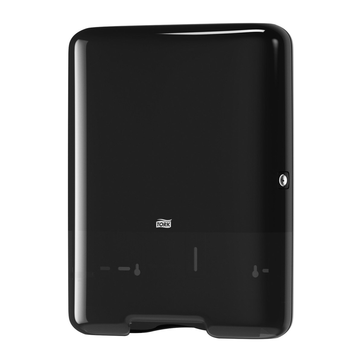 Tork 553008 dispenzer za složive ubruse (Singlefold i C-fold) — crni, sistem H3
