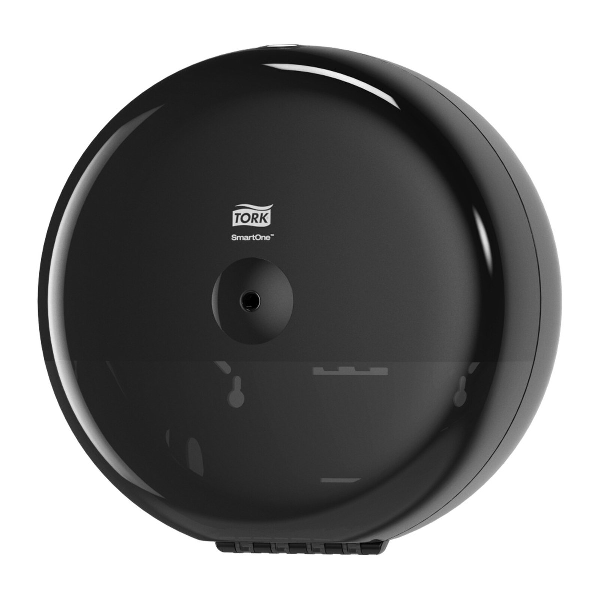 Tork 680008 dispenzer za toalet papir sa centralnim odmotavanjem, list po list — crni, sistem T8