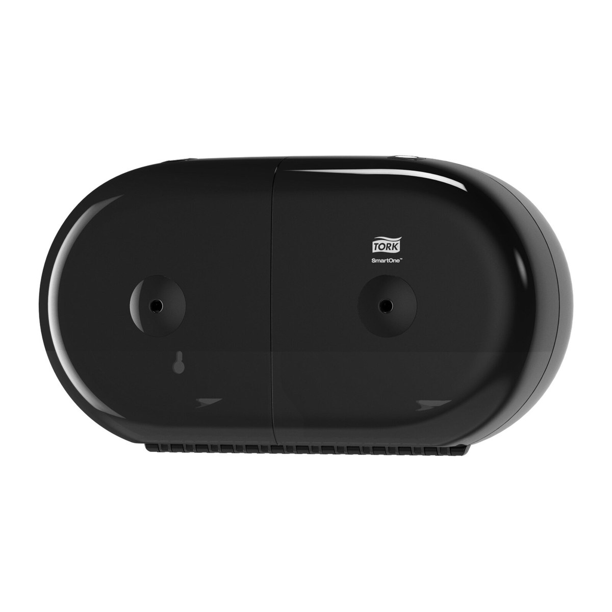 Tork 682008 dispenzer za dve mini rolne toalet papira sa centralnim odmotavanjem — crni, sistem T9