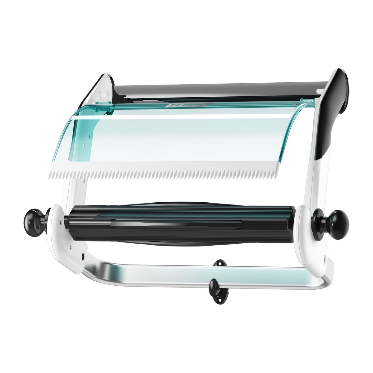 Tork 652100 dispenzer za velike industrijske rolne papira — belo-tirkizni, sistem W1
