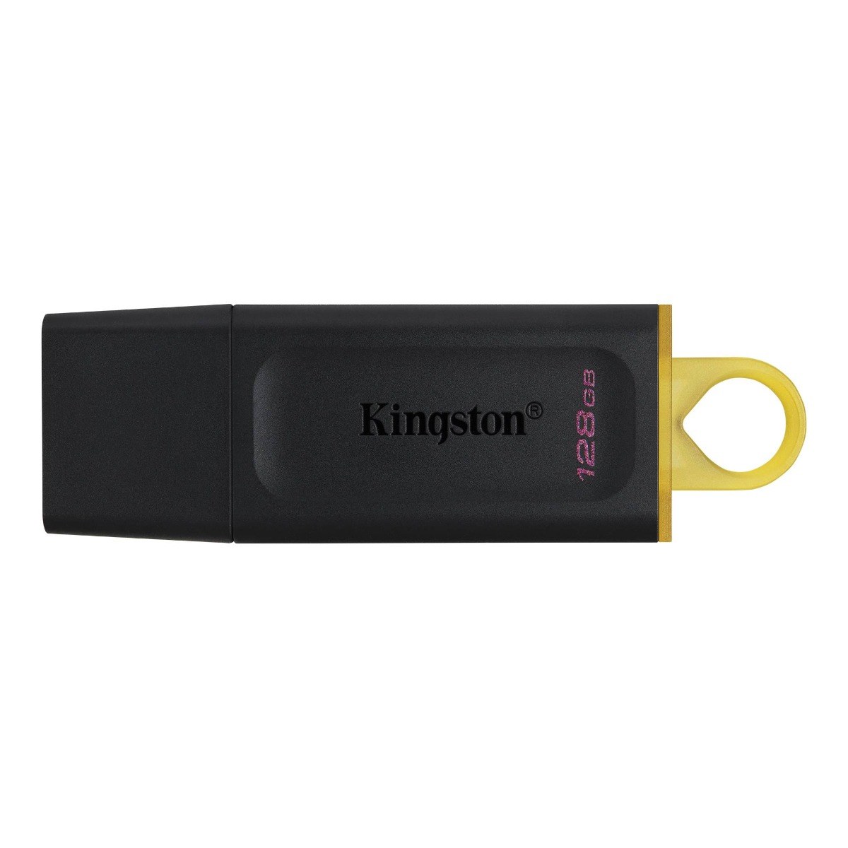 Kingston DataTraveler Exodia 128GB USB flash memorija — crna sa žutom petljom