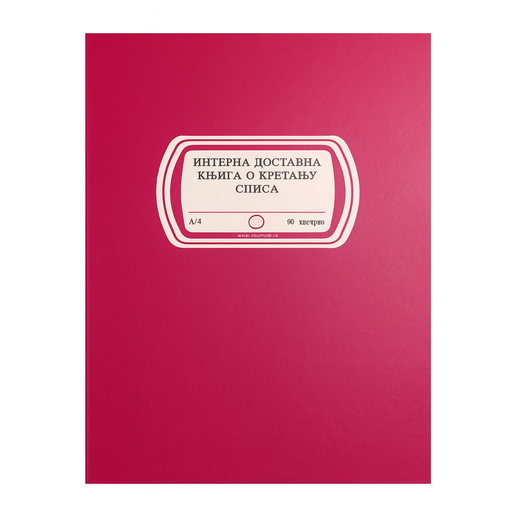interna dostavna knjiga o kretanju spisa