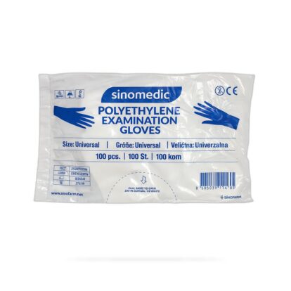 Rukavice polietilen 100/1 – Sinomedic