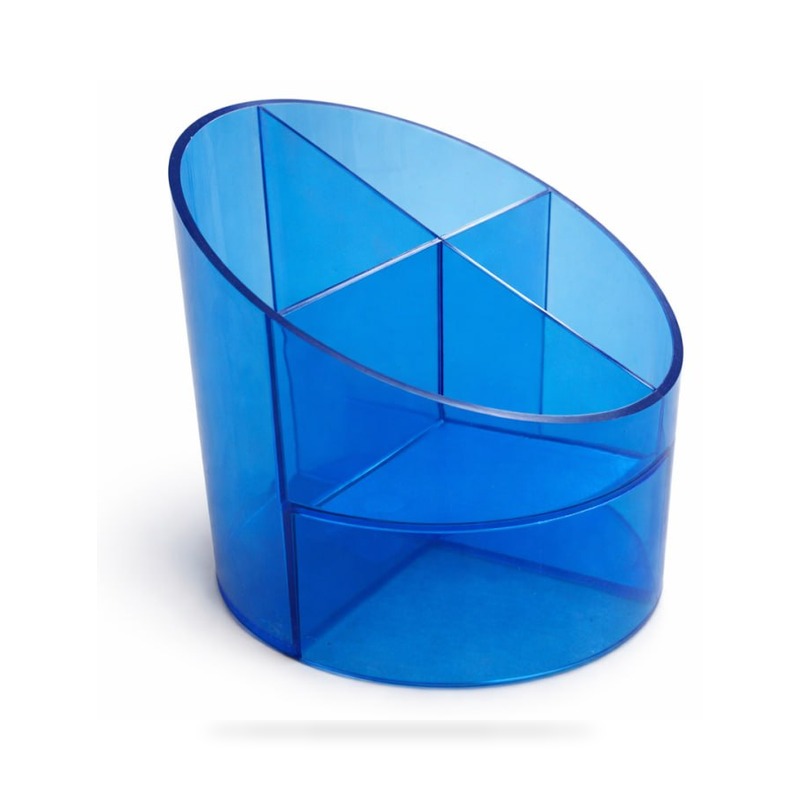 Stoni set Helit plavi PVC organizator za olovke i kancelarijski pribor