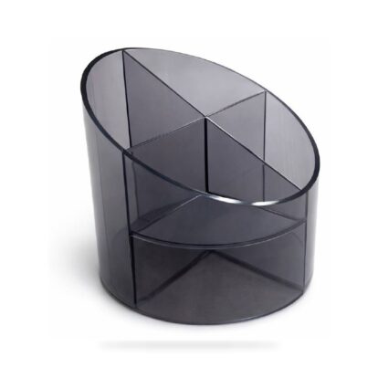 Stoni set Helit sivi PVC organizator za olovke i kancelarijski pribor